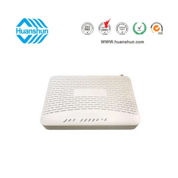 HSOS21176GNW FTTH 終端（XPON ONU WIFI，CATV） （GE+3FE+2*2WIFI+CATV NE)